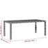 vidaXL 7 Piece Garden Dining Set Poly Rattan Grey - Image 8
