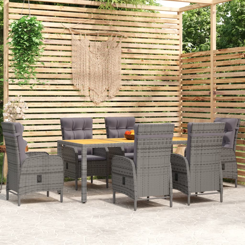 8720286203545_m_en_hd_1 vidaXL 7 Piece Garden Dining Set Poly Rattan Grey - Image 1