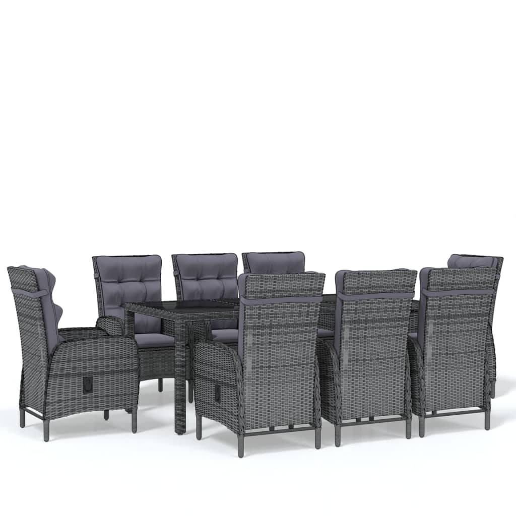 8720286203552_a_en_hd_1 vidaXL 9 Piece Garden Dining Set Poly Rattan Grey - Image 2