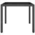 vidaXL 3 Piece Garden Dining Set Poly Rattan Black - Image 6