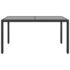 vidaXL 5 Piece Garden Dining Set Poly Rattan Black - Image 5