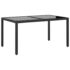 vidaXL 5 Piece Garden Dining Set Poly Rattan Black - Image 6