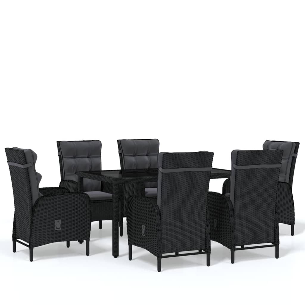 8720286203637_a_en_hd_1 vidaXL 7 Piece Garden Dining Set Poly Rattan Black - Image 2