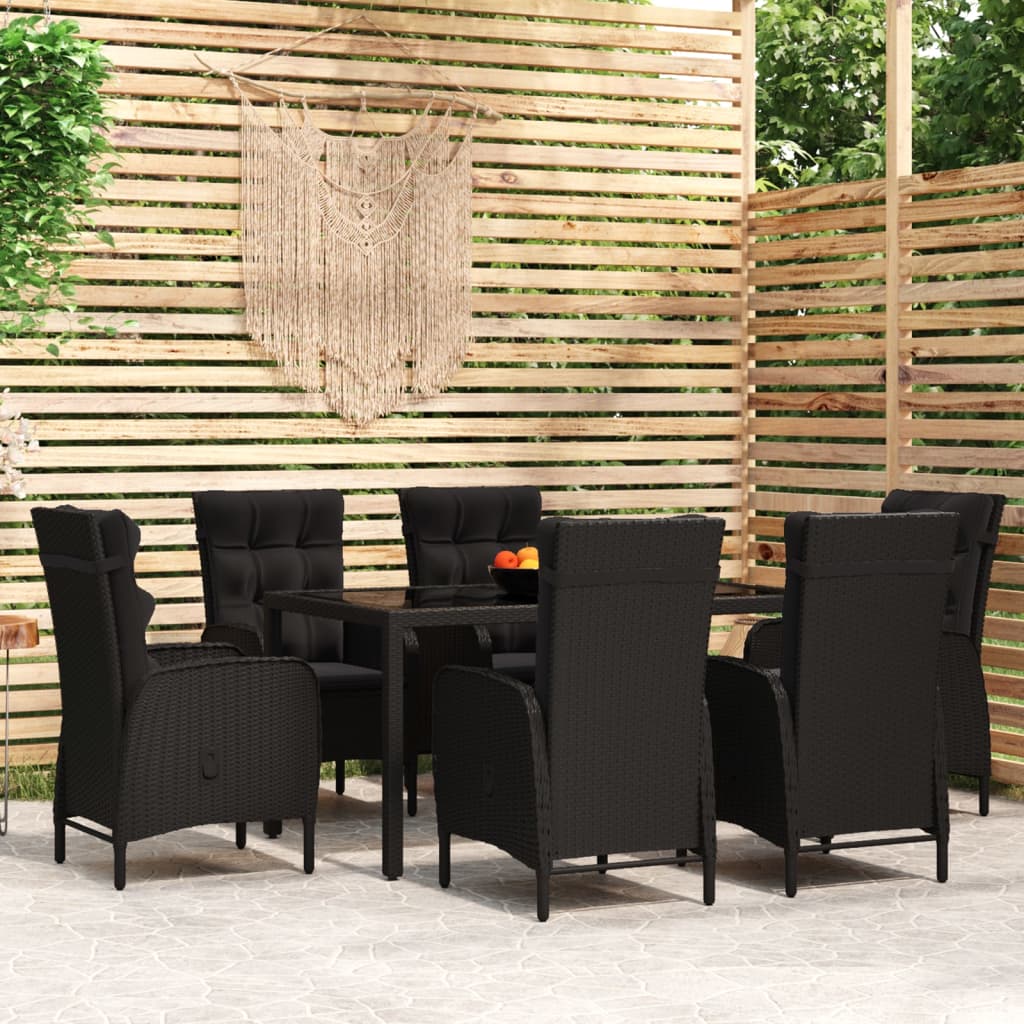 8720286203637_m_en_hd_1 vidaXL 7 Piece Garden Dining Set Poly Rattan Black - Image 1