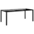 vidaXL 7 Piece Garden Dining Set Poly Rattan Black - Image 7