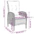 vidaXL 9 Piece Garden Dining Set Poly Rattan Black - Image 8
