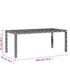 vidaXL 9 Piece Garden Dining Set Poly Rattan Black - Image 7