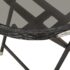 vidaXL 3 Piece Garden Bistro Set Poly Rattan and Glass Black - Image 5