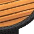 vidaXL 3 Piece Garden Bistro Set Poly Rattan Black - Image 7