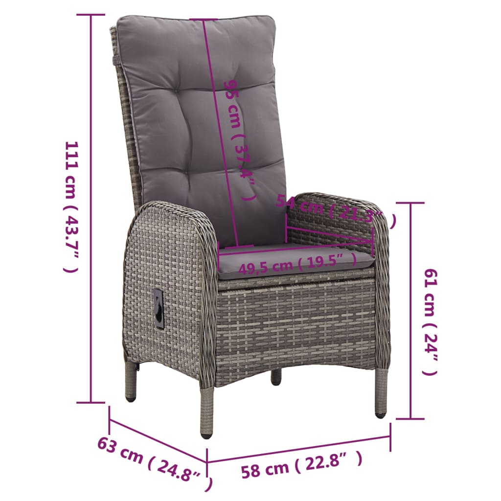 8720286203934_g_en_hd_8 vidaXL 3 Piece Garden Bistro Set Poly Rattan Grey - Image 10