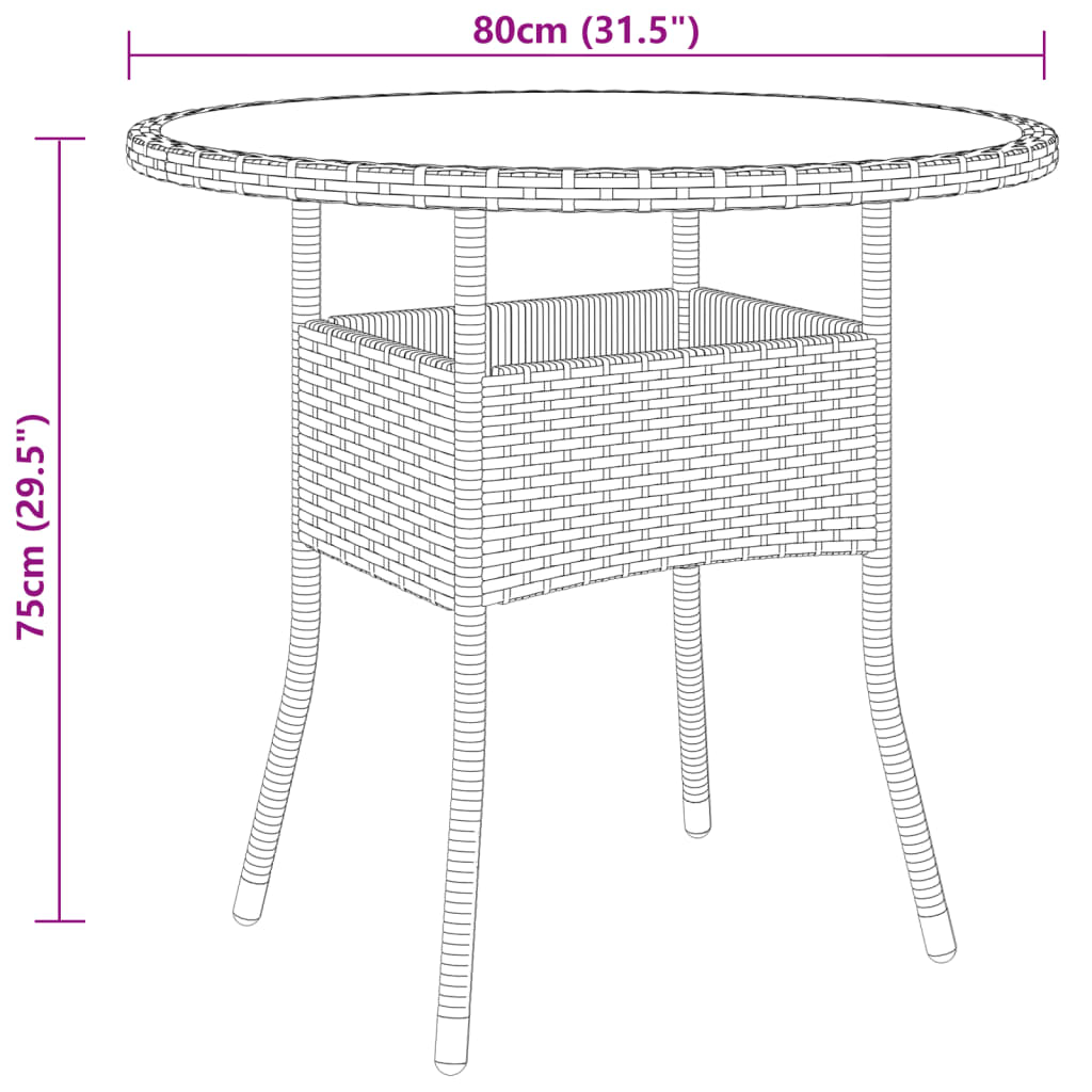 8720286203934_g_en_hd_9 vidaXL 3 Piece Garden Bistro Set Poly Rattan Grey - Image 11