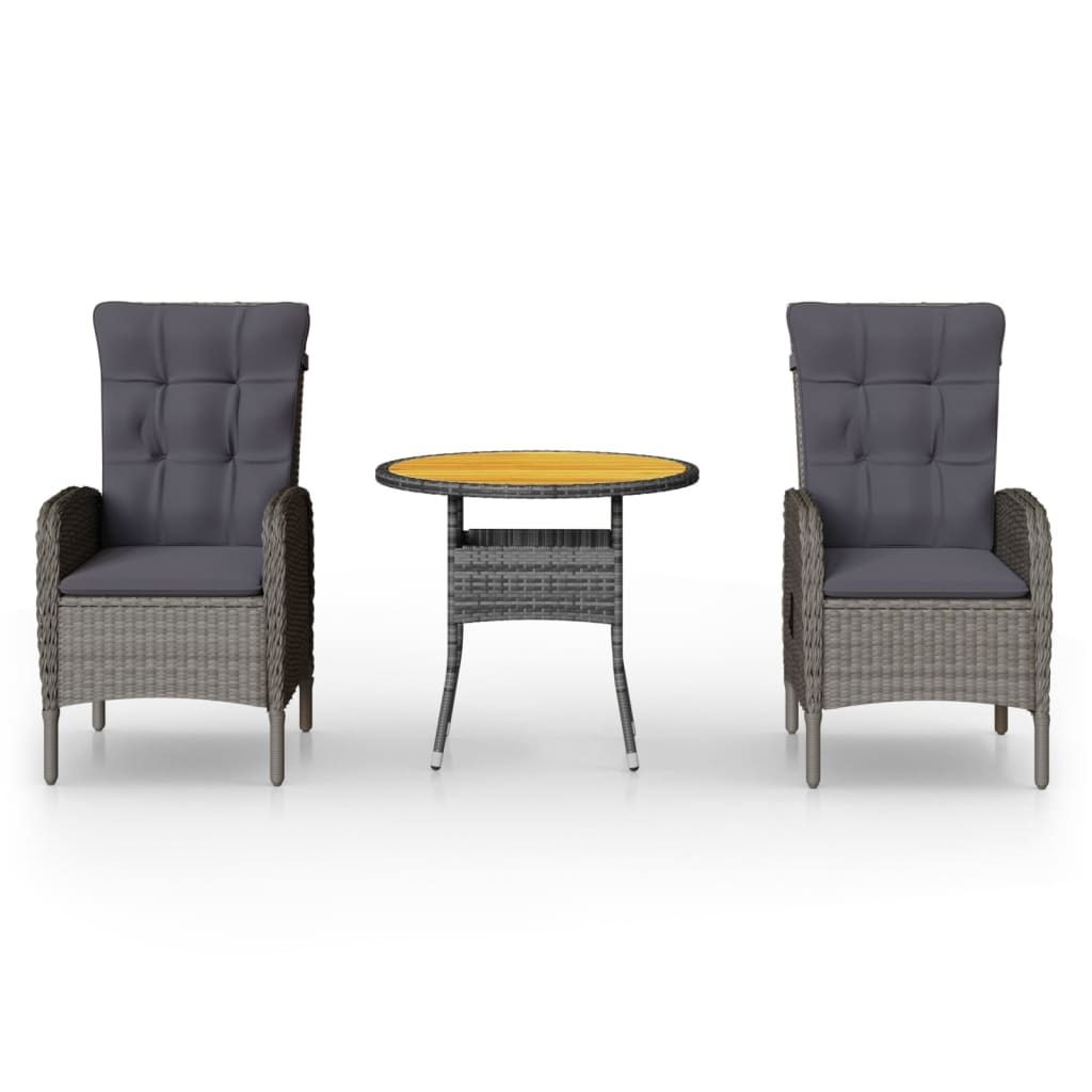 8720286203941_a_en_hd_1 vidaXL 3 Piece Garden Bistro Set Poly Rattan Grey - Image 2