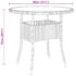 vidaXL 3 Piece Garden Bistro Set Poly Rattan Black - Image 9