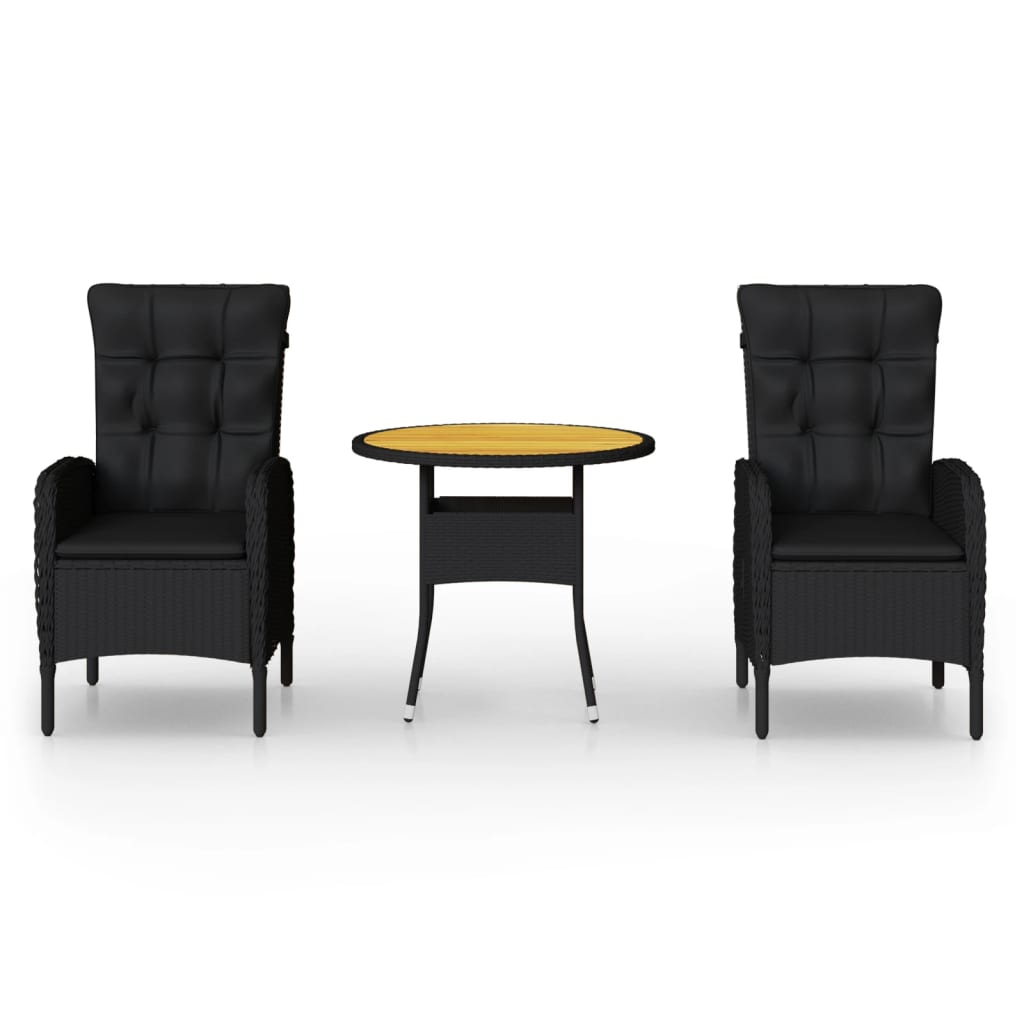 8720286203965_a_en_hd_1 vidaXL 3 Piece Garden Bistro Set Poly Rattan Black - Image 2