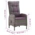 vidaXL 5 Piece Garden Bistro Set Poly Rattan Grey - Image 10