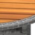 vidaXL 5 Piece Garden Bistro Set Poly Rattan Grey - Image 9