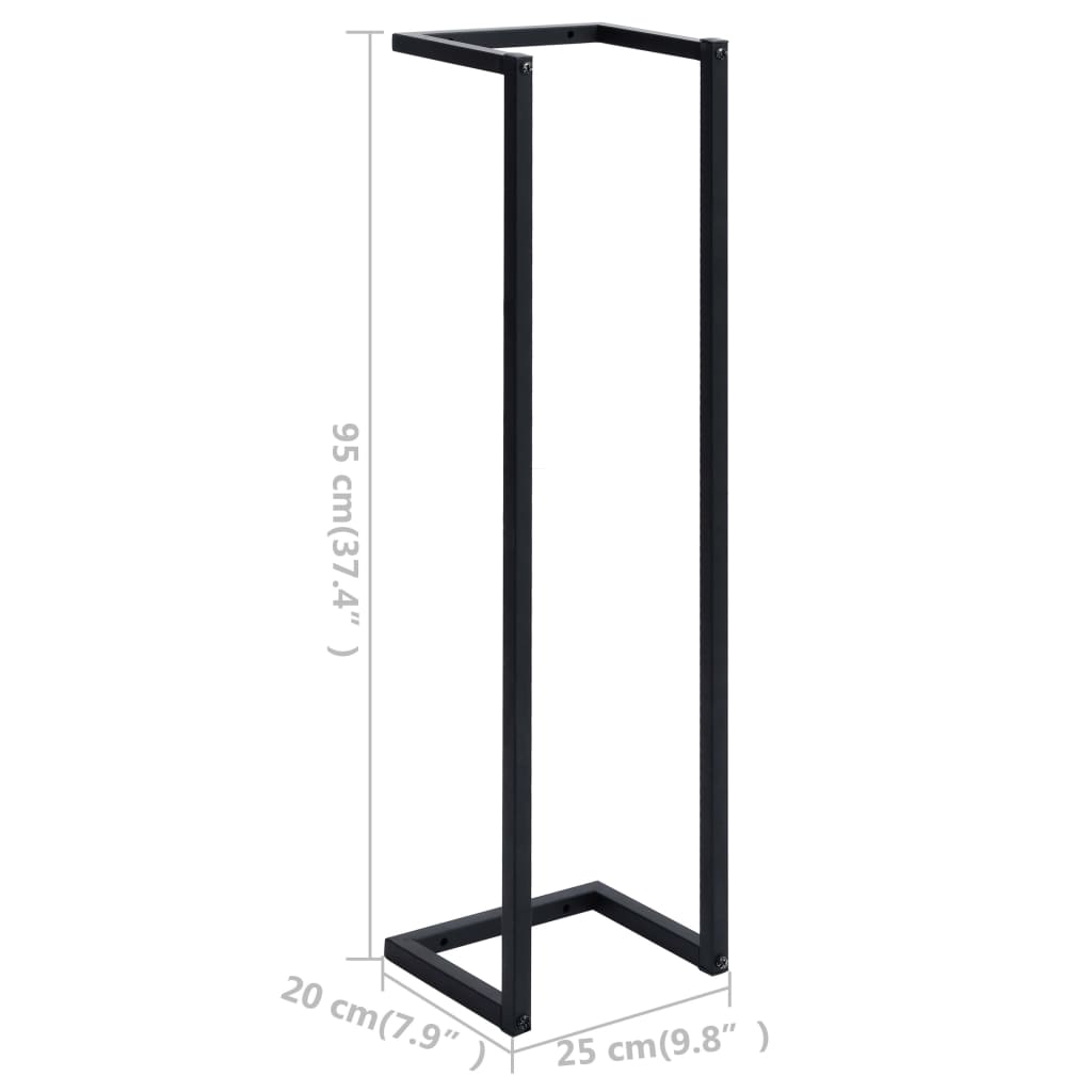 8720286204375_g_en_hd_5 vidaXL Towel Rack Black 25x20x95 cm Iron - Image 7