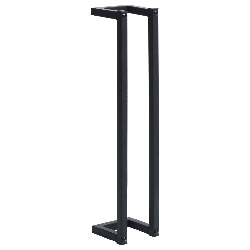 8720286204382_a_en_hd_1 vidaXL Towel Rack Black 12.5x12.5x60 cm Iron - Image 2