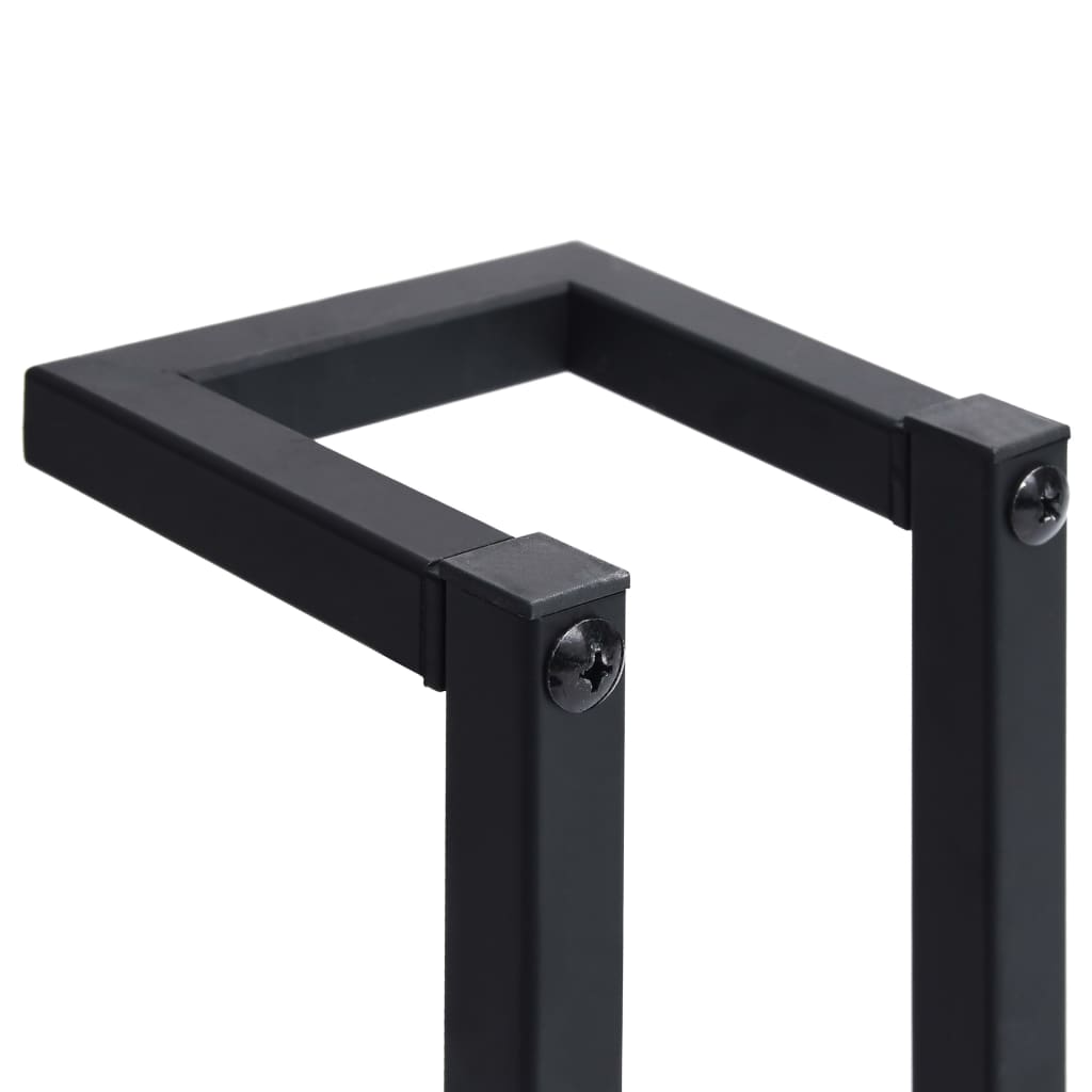 8720286204382_g_en_hd_4 vidaXL Towel Rack Black 12.5x12.5x60 cm Iron - Image 6