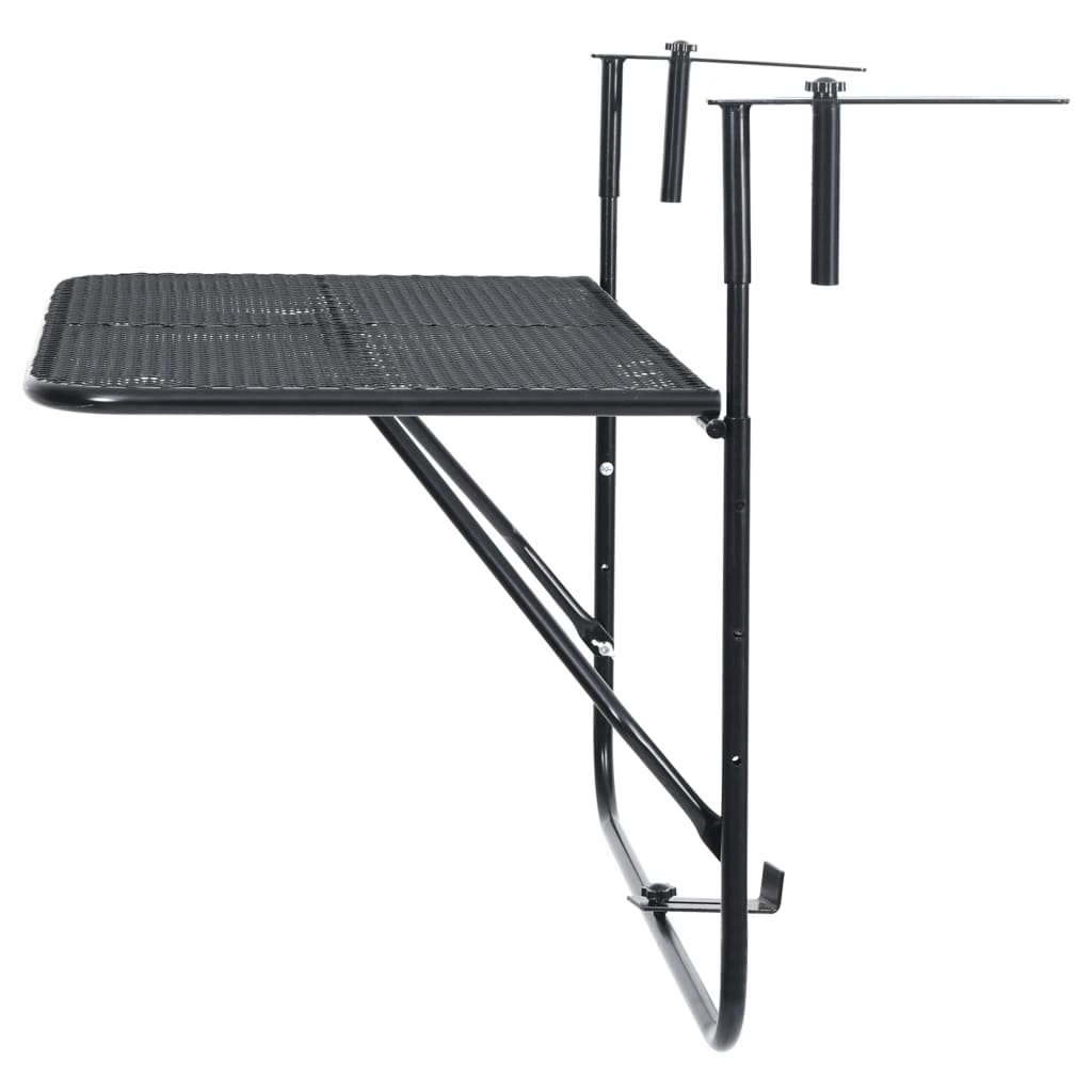 8720286204436_g_en_hd_3 vidaXL Balcony Table Black 60x40 cm Steel - Image 5