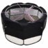 vidaXL Foldable Dog Playpen with Carrying Bag Black 125x125x61 cm - Image 13
