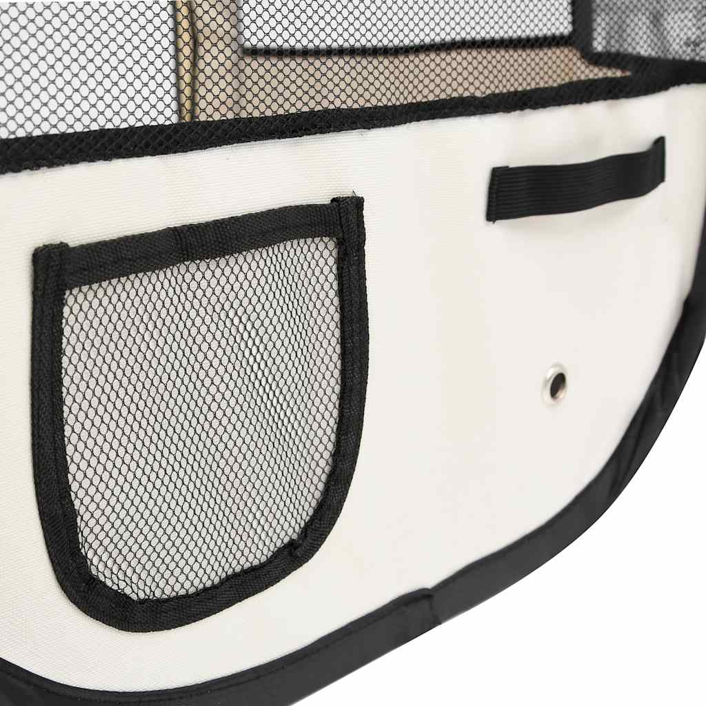 8720286204900_g_en_hd_6 vidaXL Foldable Dog Playpen with Carrying Bag Blue 90x90x58 cm - Image 8