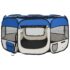 vidaXL Foldable Dog Playpen with Carrying Bag Blue 125x125x61 cm - Image 3
