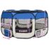 vidaXL Foldable Dog Playpen with Carrying Bag Blue 125x125x61 cm - Image 13