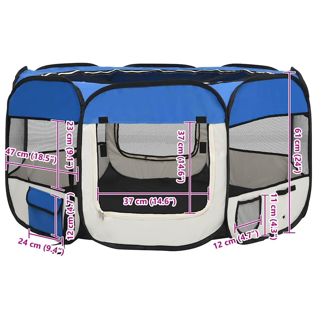 8720286204924_g_en_hd_11 vidaXL Foldable Dog Playpen with Carrying Bag Blue 125x125x61 cm - Image 13
