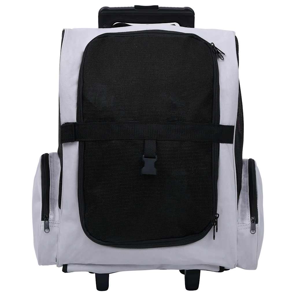8720286204955_g_en_hd_1 vidaXL Foldable Multipurpose Pet Trolley Grey - Image 2