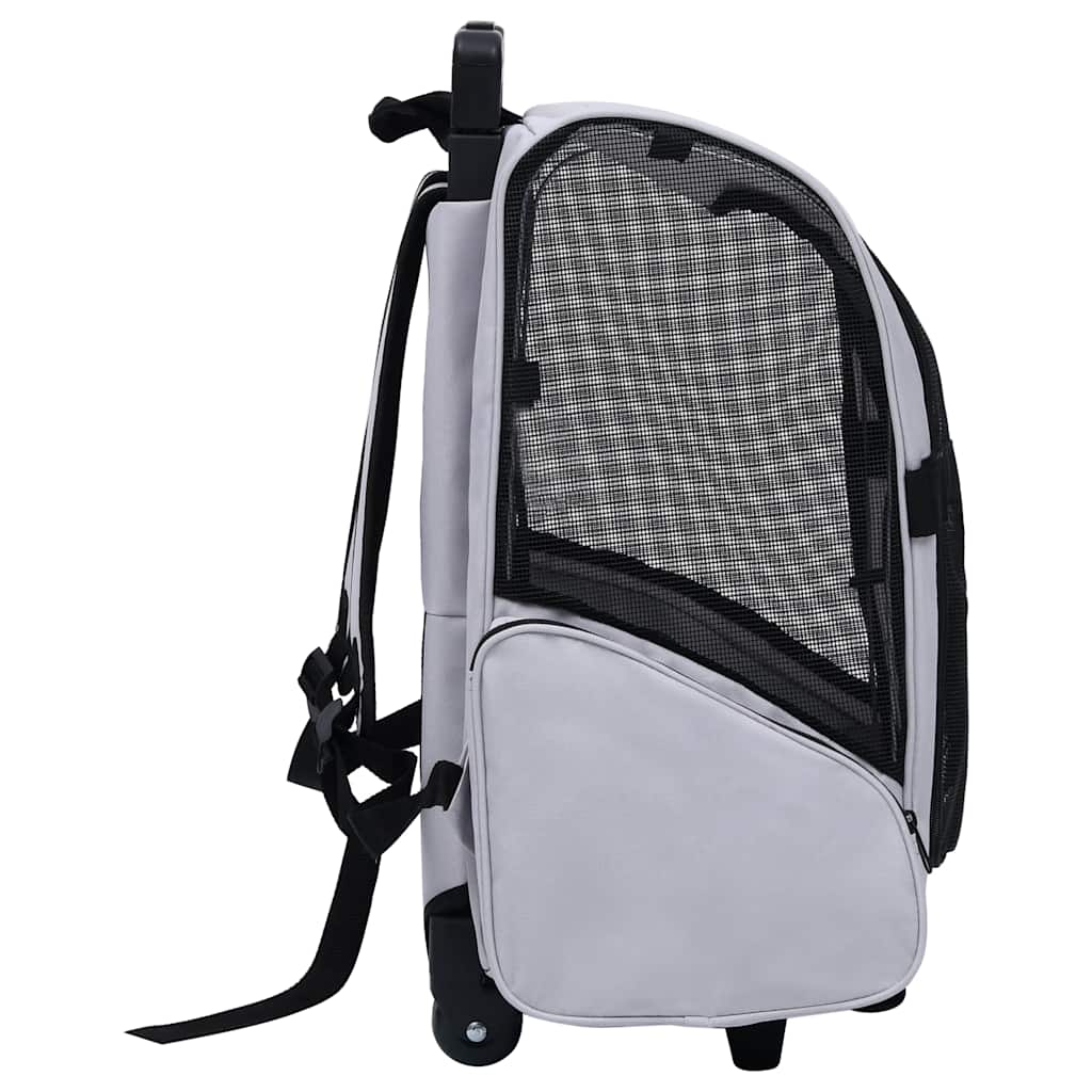 8720286204955_g_en_hd_2 vidaXL Foldable Multipurpose Pet Trolley Grey - Image 3