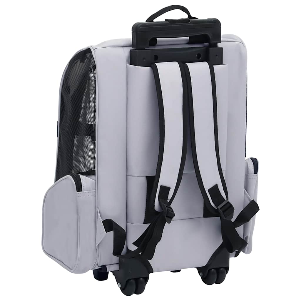 8720286204955_g_en_hd_3 vidaXL Foldable Multipurpose Pet Trolley Grey - Image 4