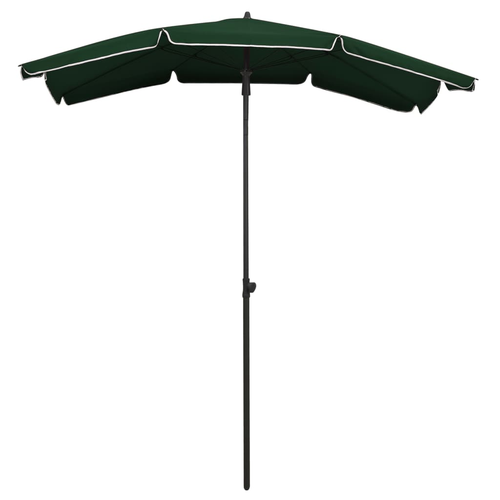 8720286205112_g_en_hd_1 vidaXL Garden Parasol with Pole 200x130 cm Green - Image 2