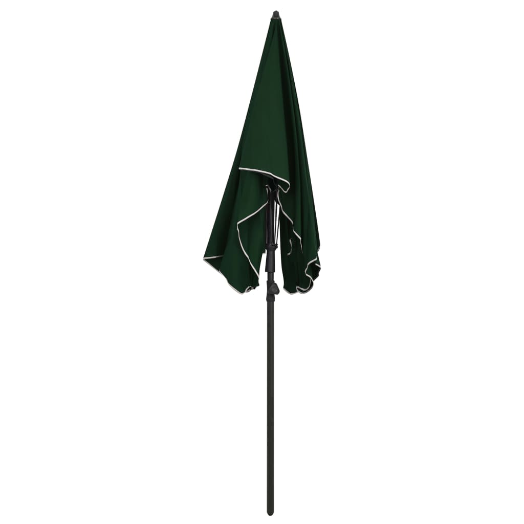 8720286205112_g_en_hd_2 vidaXL Garden Parasol with Pole 200x130 cm Green - Image 3