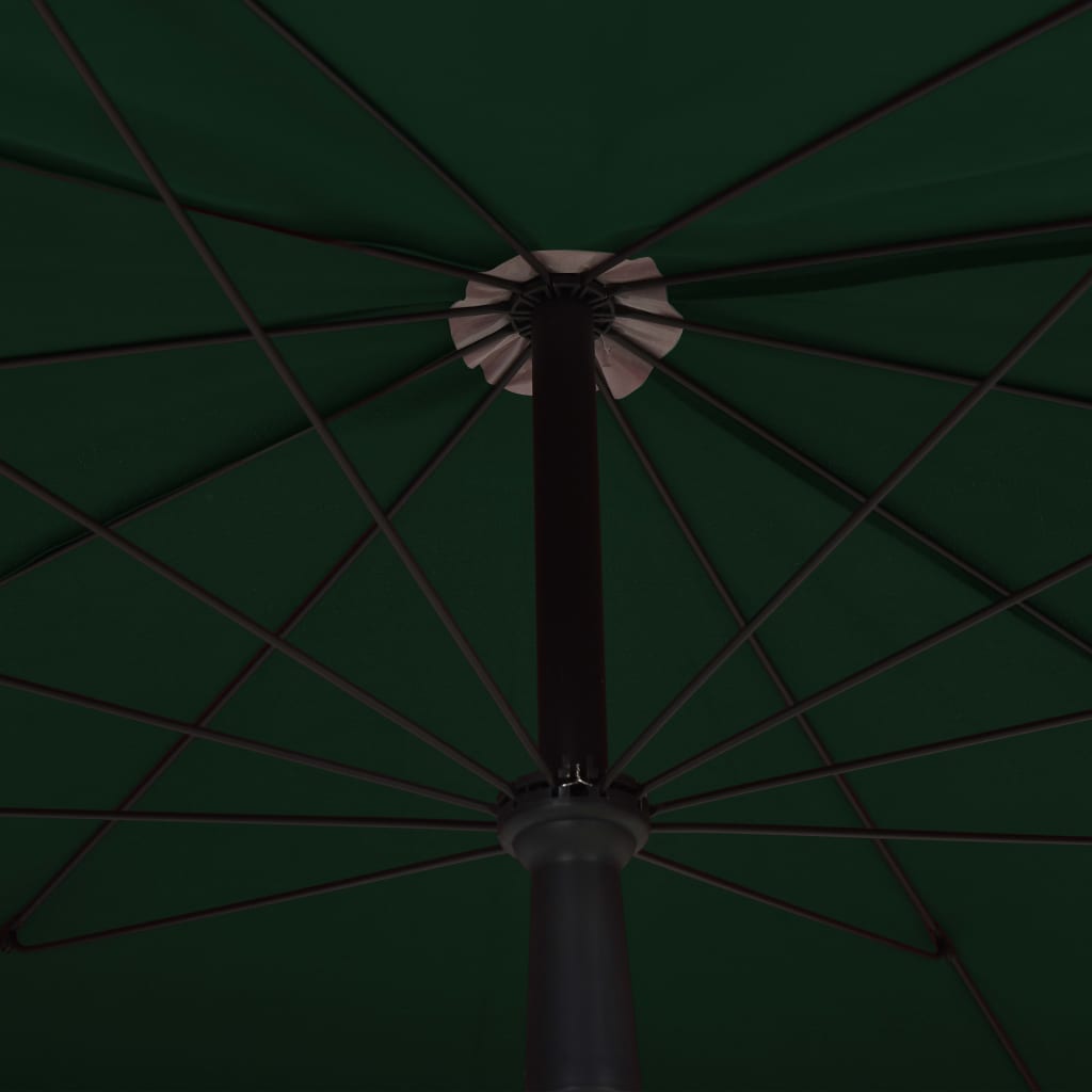 8720286205112_g_en_hd_4 vidaXL Garden Parasol with Pole 200x130 cm Green - Image 5