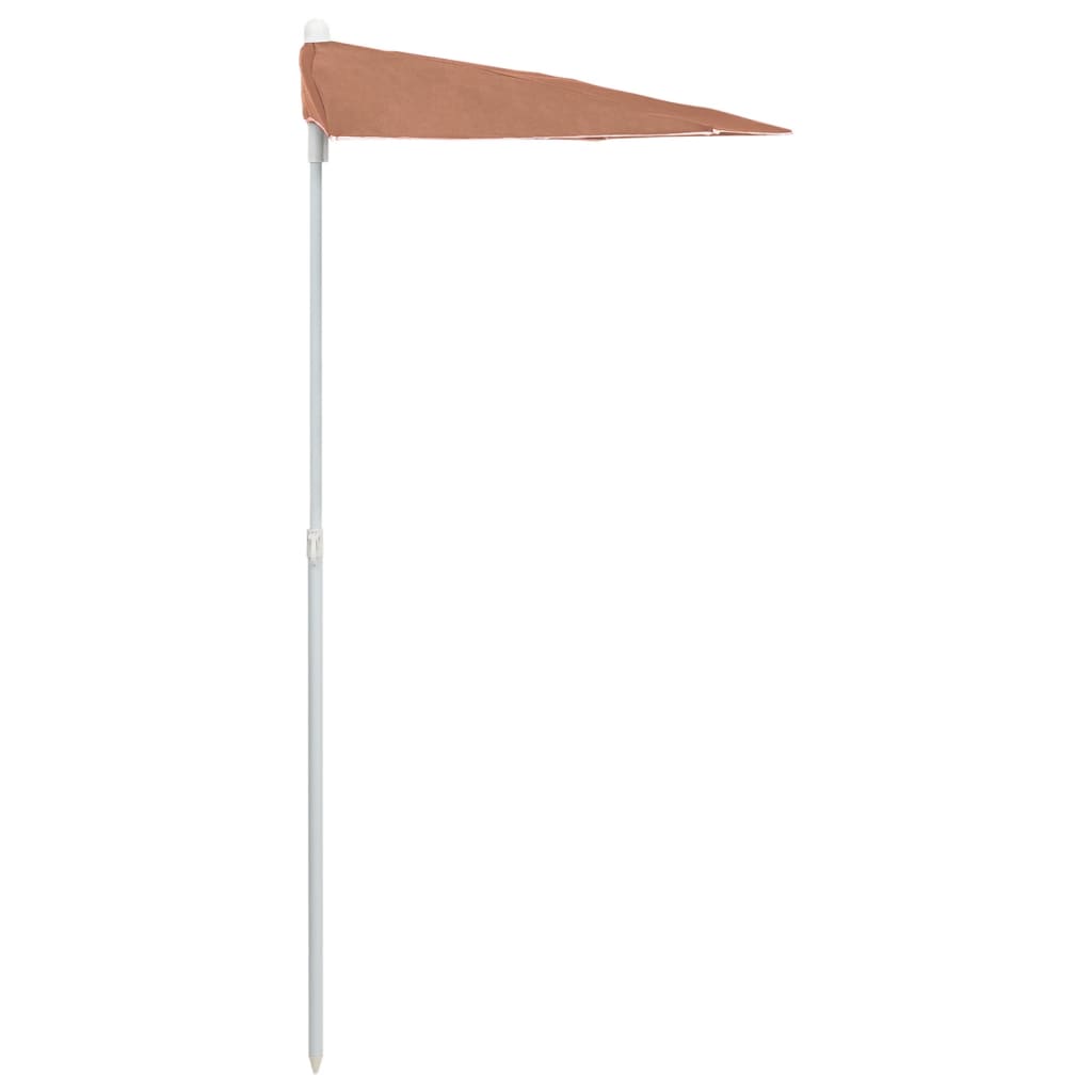 8720286205235_g_en_hd_3 vidaXL Garden Half Parasol with Pole 180x90 cm Terracotta - Image 5