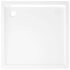 vidaXL Square ABS Shower Base Tray White 80x80 cm - Image 6