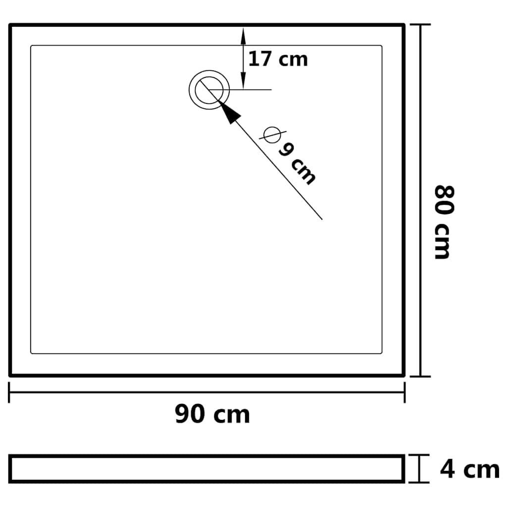 8720286206102_g_en_hd_6 vidaXL Rectangular ABS Shower Base Tray White 80x90 cm - Image 8