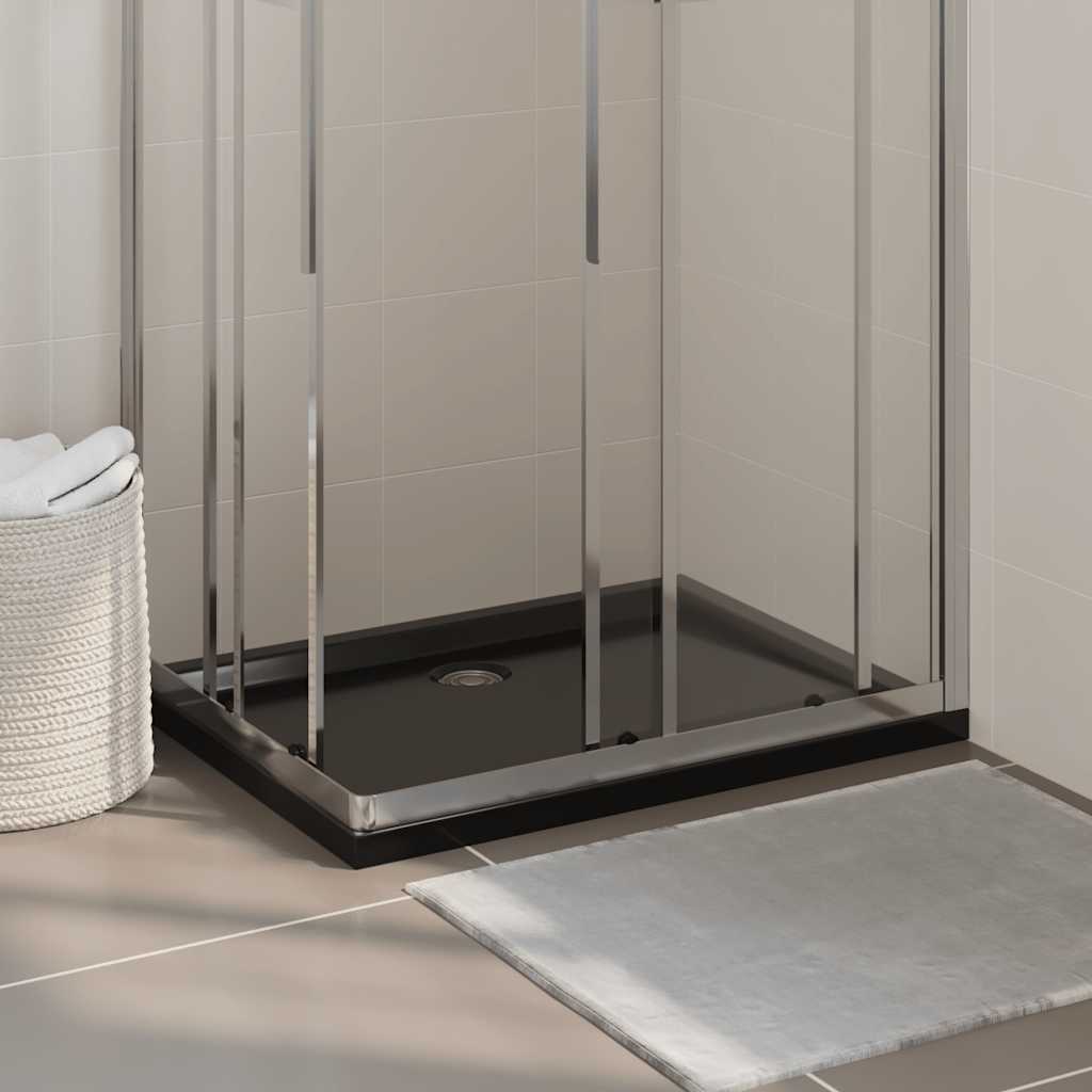 8720286206133_m_en_hd_1 vidaXL Rectangular ABS Shower Base Tray Black 70x90 cm - Image 1