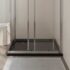 vidaXL Square ABS Shower Base Tray Black 90x90 cm - Image 3
