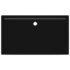 vidaXL Rectangular ABS Shower Base Tray Black 70x120 cm - Image 6