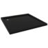 vidaXL Square ABS Shower Base Tray Black 80x80 cm - Image 2