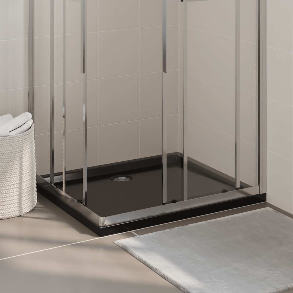 8720286206195_m_en_hd_1 vidaXL Rectangular ABS Shower Base Tray Black 80x90 cm - Image 1