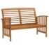 vidaXL 4 Piece Garden Lounge Set Solid Acacia Wood - Image 4