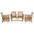 vidaXL 5 Piece Garden Lounge Set Solid Acacia Wood - Image 2