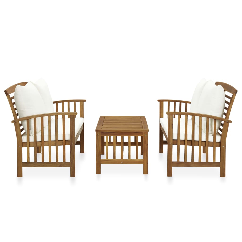 8720286207550_g_en_hd_1 vidaXL 3 Piece Garden Lounge Set with Cushions Solid Acacia Wood - Image 2