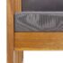 vidaXL 4 Piece Garden Lounge Set with Cushions Solid Acacia Wood (310258+310264) - Image 9