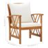 vidaXL 5 Piece Garden Lounge Set with Cushions Solid Acacia Wood - Image 10