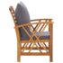 vidaXL 4 Piece Garden Lounge Set with Cushions Solid Acacia Wood - Image 7