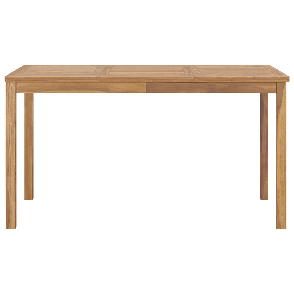 8720286208373_g_en_hd_1 vidaXL Garden Dining Table 140x80x77 cm Solid Teak Wood - Image 2